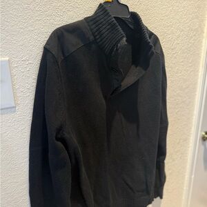 Converse Men's Black  Sweater Cotton